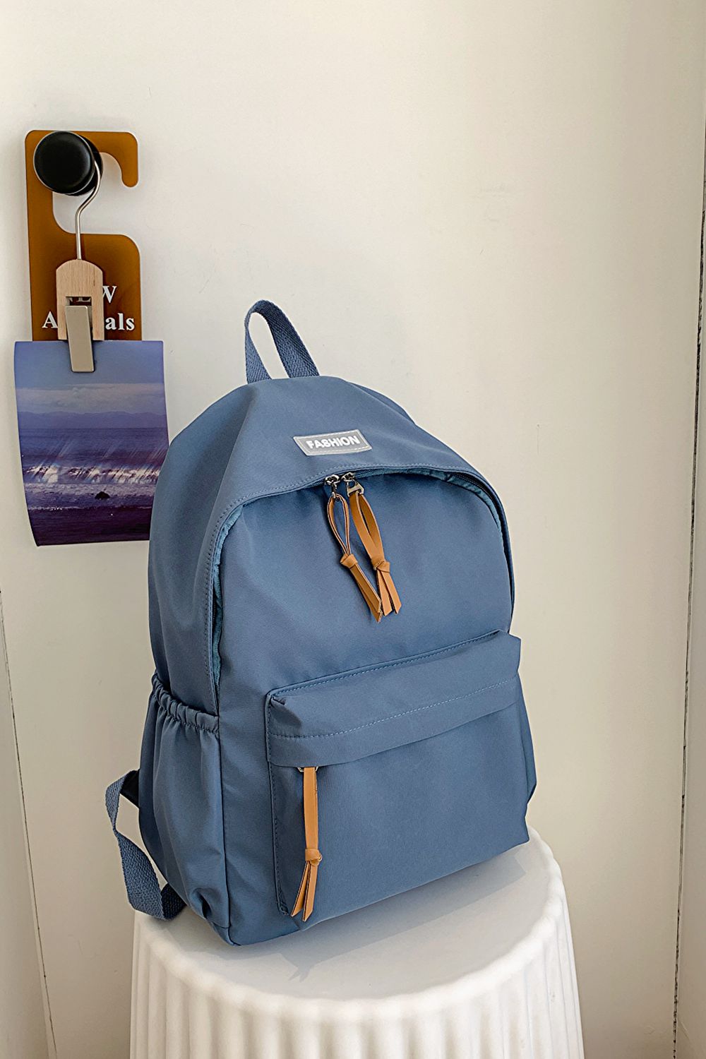 Gray FASHION Polyester Backpack