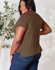 Dark Slate Gray Basic Bae Full Size Round Neck Short Sleeve T-Shirt