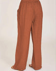 Light Gray Full Size Long Pants Sentient Beauty Fashions Apparel & Accessories