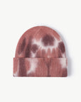 Dim Gray Tie-Dye Cuffed Knit Beanie