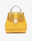 Goldenrod Nicole Lee USA Python 3-Piece Bag Set Sentient Beauty Fashions *Accessories
