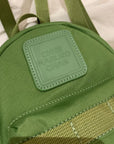 Dark Olive Green Small Canvas Backpack Sentient Beauty Fashions Bag