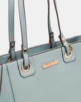 Light Gray Nicole Lee USA 3 Piece Handbag Set Sentient Beauty Fashions *Accessories