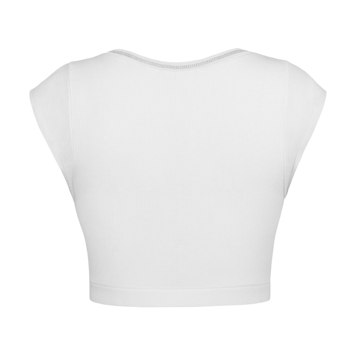 Lavender Notched Neck Cap Sleeve Cropped Tee Sentient Beauty Fashions Apparel &amp; Accessories