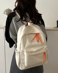 Dark Gray Nylon Large Backpack Sentient Beauty Fashions *Accessories
