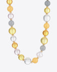 White Smoke Multicolored Bead Necklace Sentient Beauty Fashions Jewelry