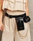 Gray Nicole Lee USA Aurelia Belt Bag Sentient Beauty Fashions *Accessories
