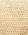 Fame Straw-Paper Crochet Tote Bag