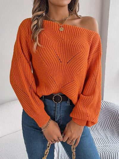 Sienna Openwork Long Sleeve Sweater