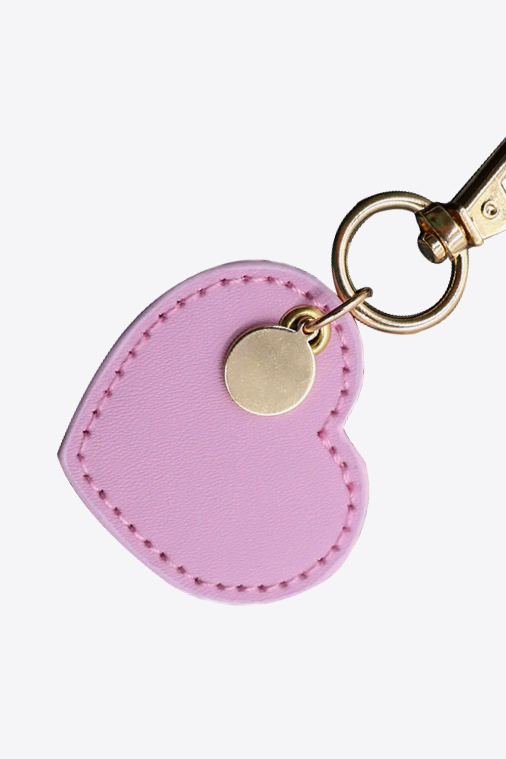 Lavender Assorted 4-Pack Heart Shape PU Leather Keychain Sentient Beauty Fashions Apparel &amp; Accessories
