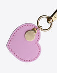 Lavender Assorted 4-Pack Heart Shape PU Leather Keychain Sentient Beauty Fashions Apparel & Accessories