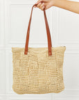 Antique White Fame Picnic Date Straw Tote Bag Sentient Beauty Fashions Bag