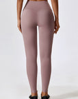 Light Gray Wide Waistband Sports Pants Sentient Beauty Fashions Apparel & Accessories