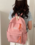 Rosy Brown Nylon Large Backpack Sentient Beauty Fashions *Accessories