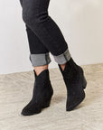Dark Slate Gray East Lion Corp Rhinestone Ankle Cowboy Boots Sentient Beauty Fashions Apparel & Accessories