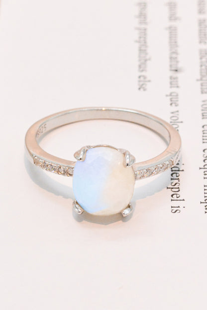 Misty Rose Get A Move On Moonstone Ring