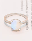 Misty Rose Get A Move On Moonstone Ring Sentient Beauty Fashions jewelry