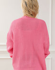Light Gray Open Front Dropped Shoulder Cardigan Sentient Beauty Fashions Apparel & Accessories