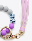 Lavender Assorted 2-Pack Multicolored Beaded Tassel Keychain Sentient Beauty Fashions Apparel & Accessories