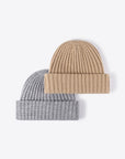 White Smoke Wide Rib Beanie