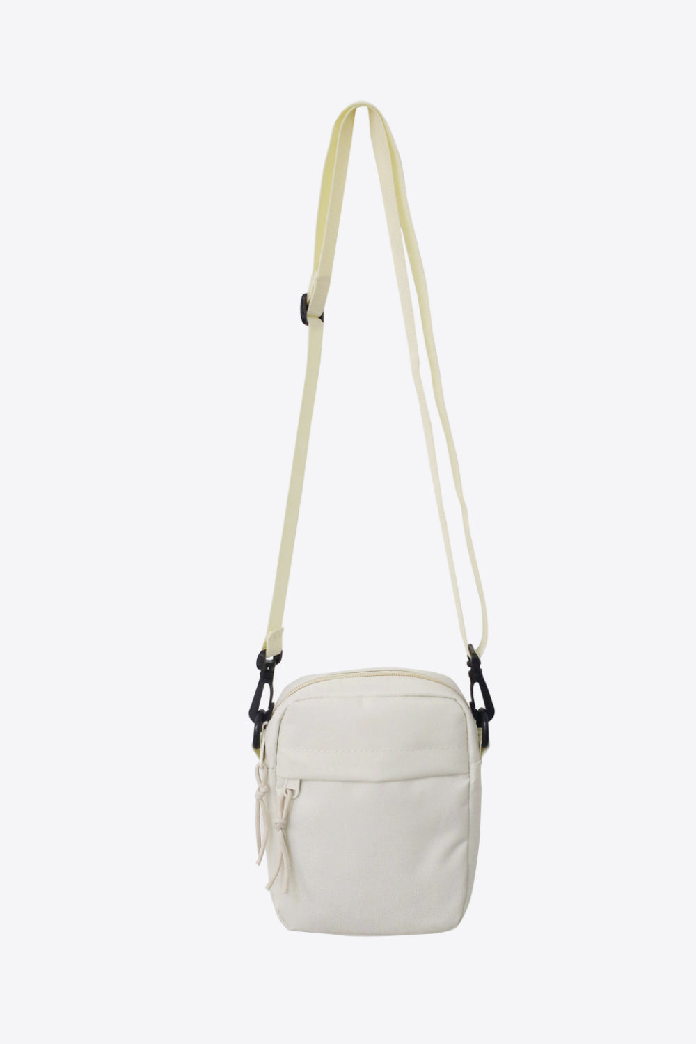 White Smoke Wide Strap Polyester Crossbody Bag Sentient Beauty Fashions Apparel & Accessories