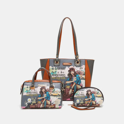 Nicole Lee USA JOURNEY OF STEPHANIE 3-Piece Handbag Set