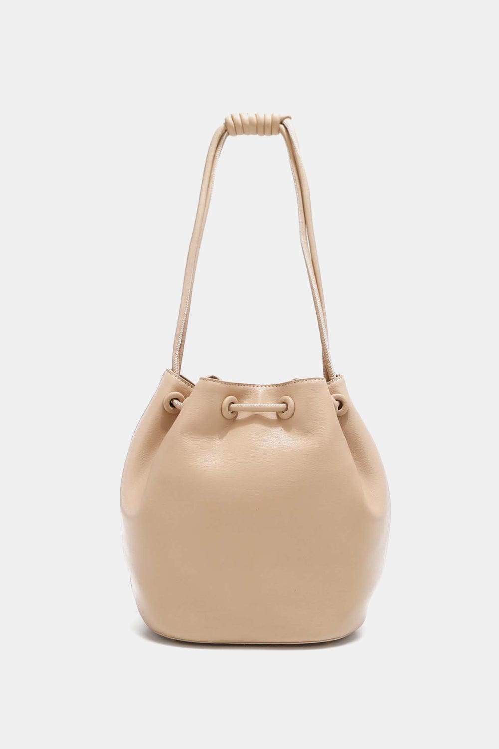 White Smoke Nicole Lee USA Amy Studded Bucket Bag