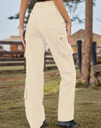 Gray Straight Leg Cargo Jeans Sentient Beauty Fashions Apparel & Accessories