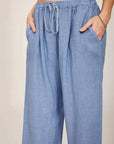 Light Slate Gray Full Size Long Pants Sentient Beauty Fashions Apparel & Accessories