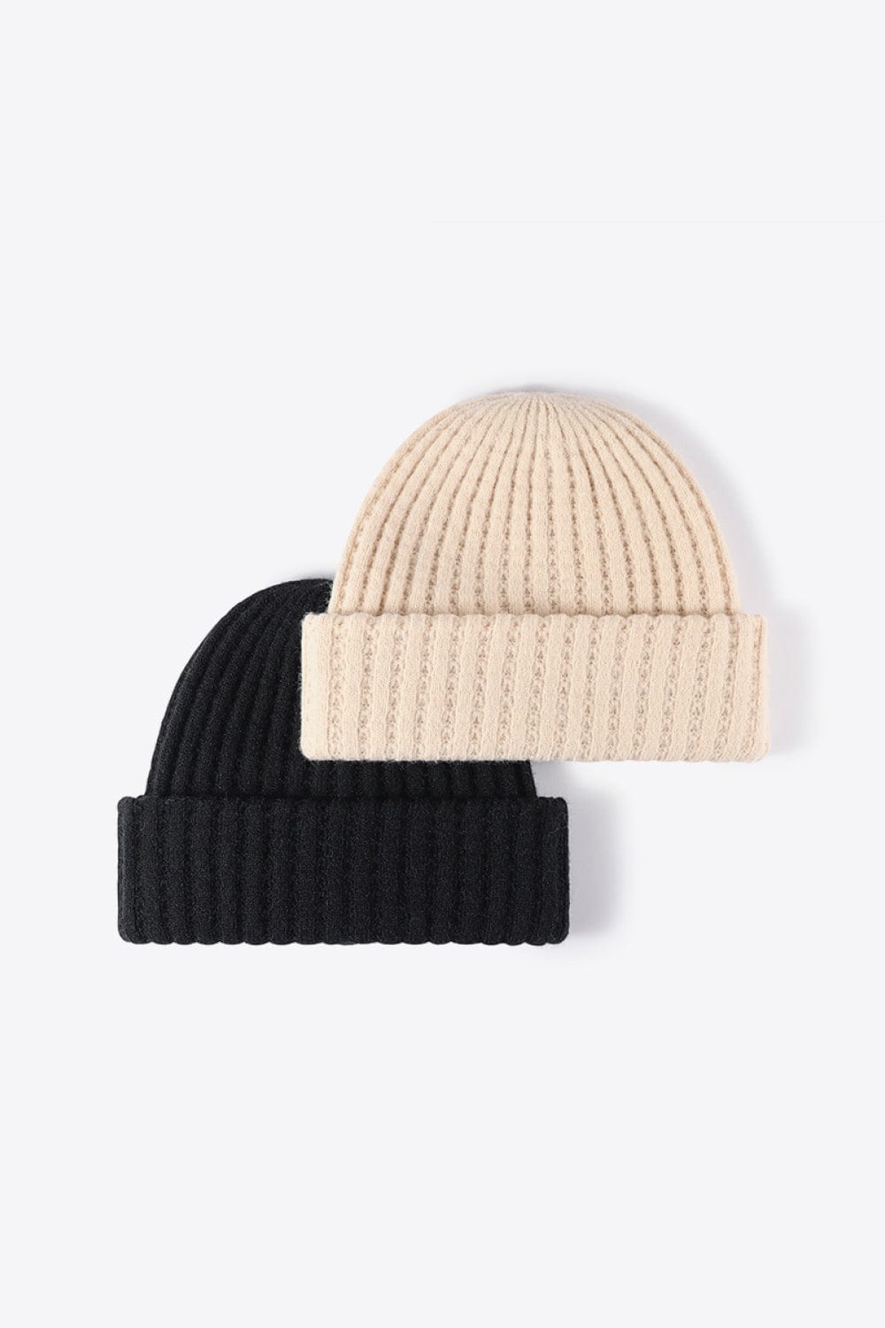 White Smoke Wide Rib Beanie