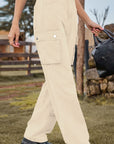Light Gray Loose Fit Long Jeans with Pockets Sentient Beauty Fashions Apparel & Accessories