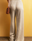 Sienna Drawstring Wide Leg Pants Sentient Beauty Fashions Apparel & Accessories