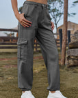 Dark Olive Green High Waist Jeans with Pockets Sentient Beauty Fashions Apparel & Accessories