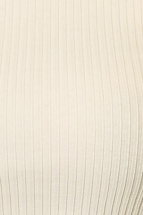 Antique White Culture Code Full Size Ribbed Round Neck Long Sleeve Top Sentient Beauty Fashions Apparel &amp; Accessories