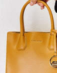 Goldenrod David Jones PU Leather Handbag Sentient Beauty Fashions Apparel & Accessories
