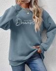 Dim Gray FOLLOW YOUR DREAMS Graphic Sweatshirt