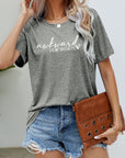 Light Slate Gray AWKWARD IS MY SPECIALTY Graphic Tee Sentient Beauty Fashions Apparel & Accessories