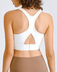 Tan Double Take Square Neck Racerback Cropped Tank Sentient Beauty Fashions Apparel & Accessories