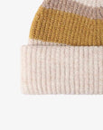 Sienna Tricolor Cuffed Knit Beanie