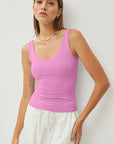 Be Cool Scoop Neck Wide Strap Tank