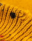Dark Orange Confetti Rib-Knit Cuff Beanie Sentient Beauty Fashions *Accessories
