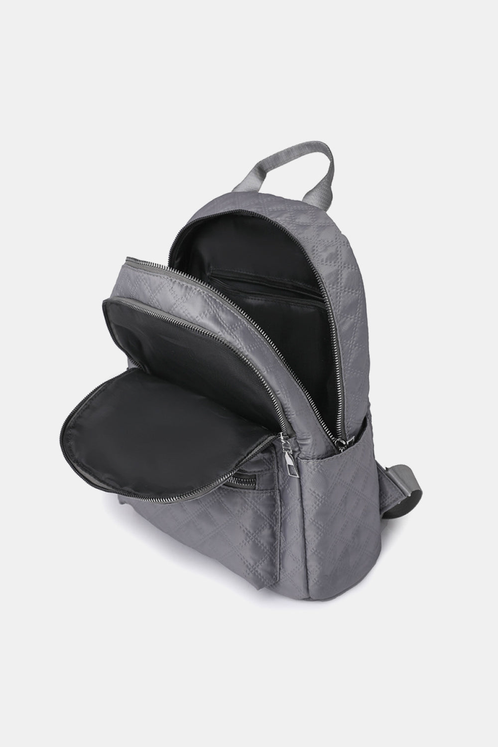 Dark Slate Gray Medium Polyester Backpack Sentient Beauty Fashions *Accessories