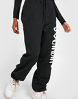 Lavender Simply Love Full Size Drawstring DOG MAMA Graphic Long Sweatpants Sentient Beauty Fashions Apparel & Accessories