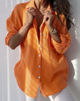 Sienna Button Up Dropped Shoulder Shirt Sentient Beauty Fashions Apparel & Accessories