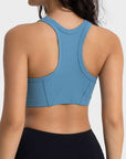 Rosy Brown Wide Strap Cropped Sport Tank Sentient Beauty Fashions Apparel & Accessories