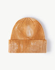 White Smoke Tie-Dye Ribbed Cuffed Beanie