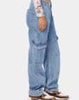 Lavender Straight Jeans with Pockets Sentient Beauty Fashions denim