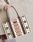 Gray Printed PU Leather Shoulder Bag Sentient Beauty Fashions bags