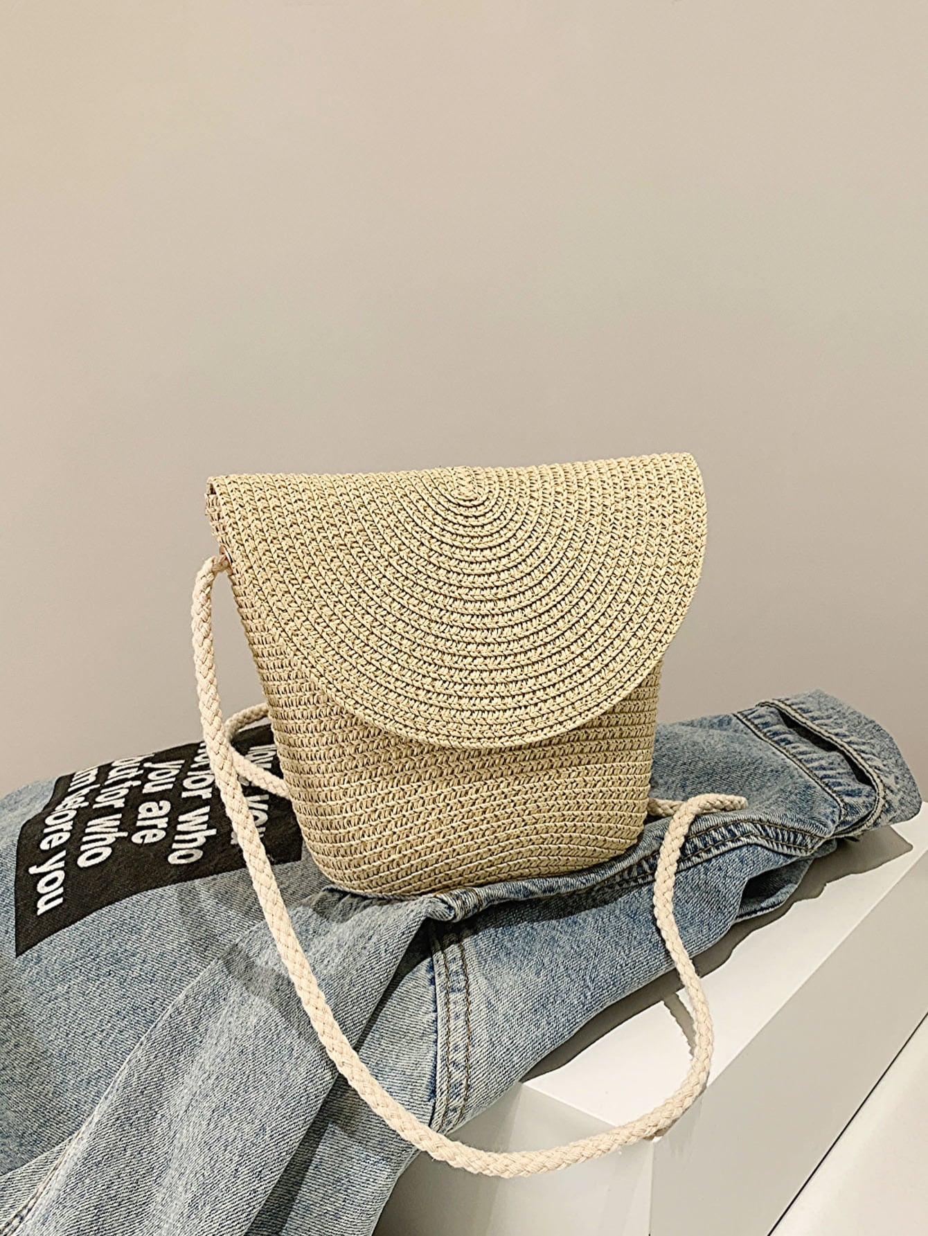 Gray Crochet Shoulder Bag Sentient Beauty Fashions Apparel &amp; Accessories