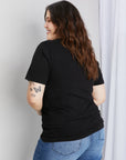Dark Slate Gray Simply Love Full Size DOG MAMA Graphic Cotton T-Shirt Sentient Beauty Fashions